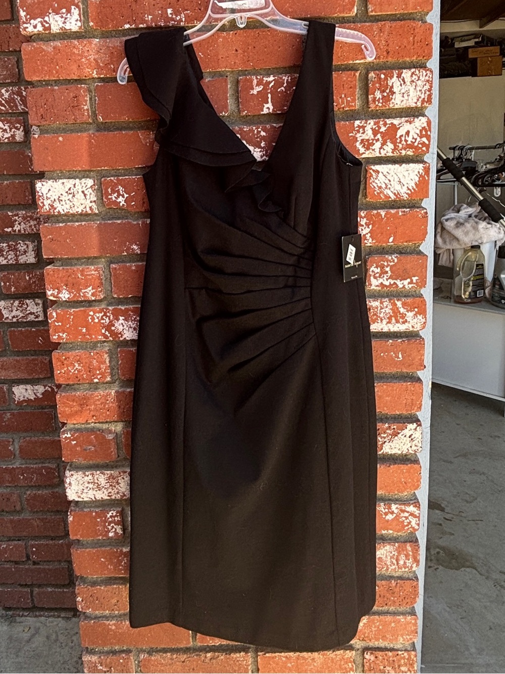 NWT Nanette Lepore Camelia Dress Black Size 6 MSRP $328